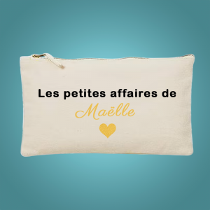 Pochette personnalisée coeur