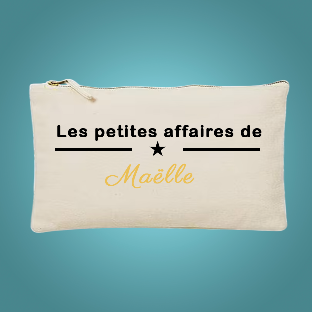 Pochette personnalisée "les petites affaires de "étoile