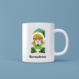 Mug "Elfe de Noël" Fille
