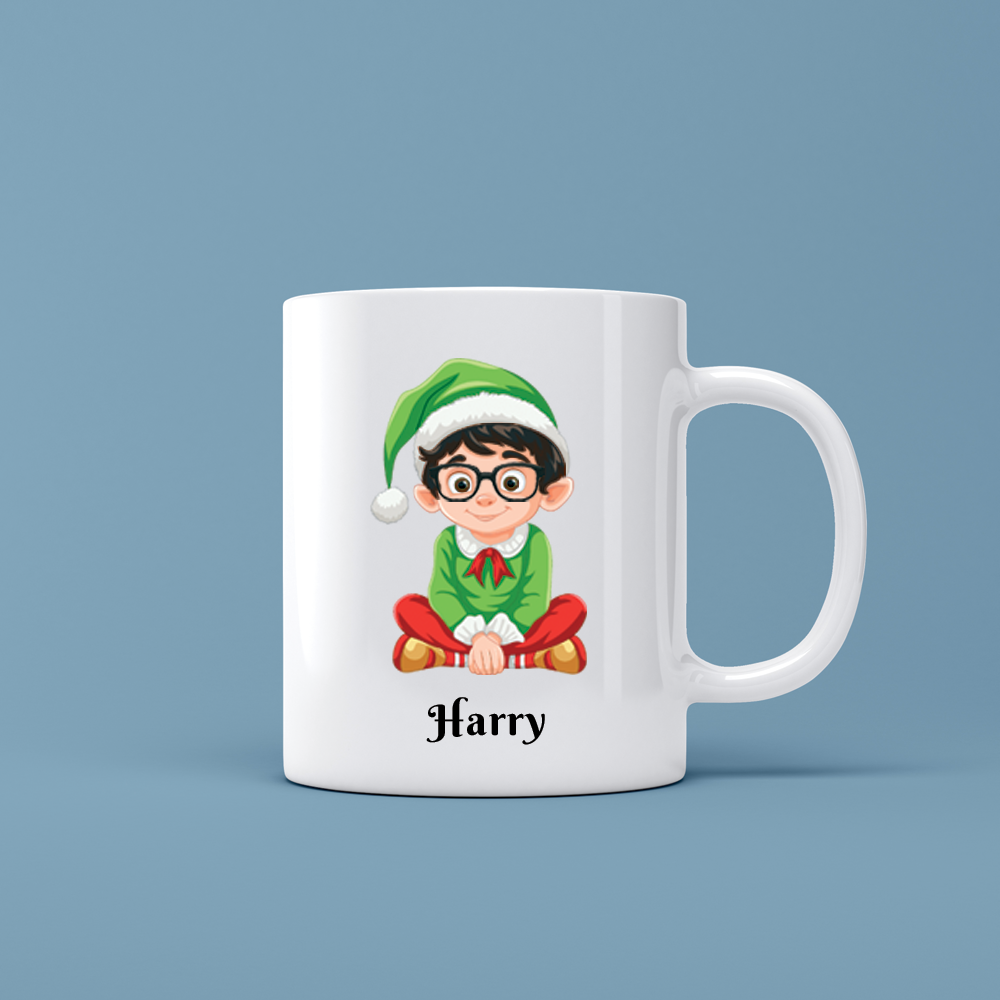 Mug "Elfe de Noël" Garçon