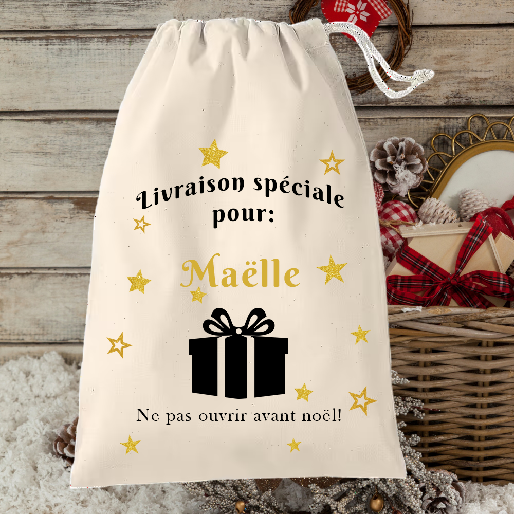 Hotte "Ne pas ouvrir avant noël!" Taille XL – Image 5